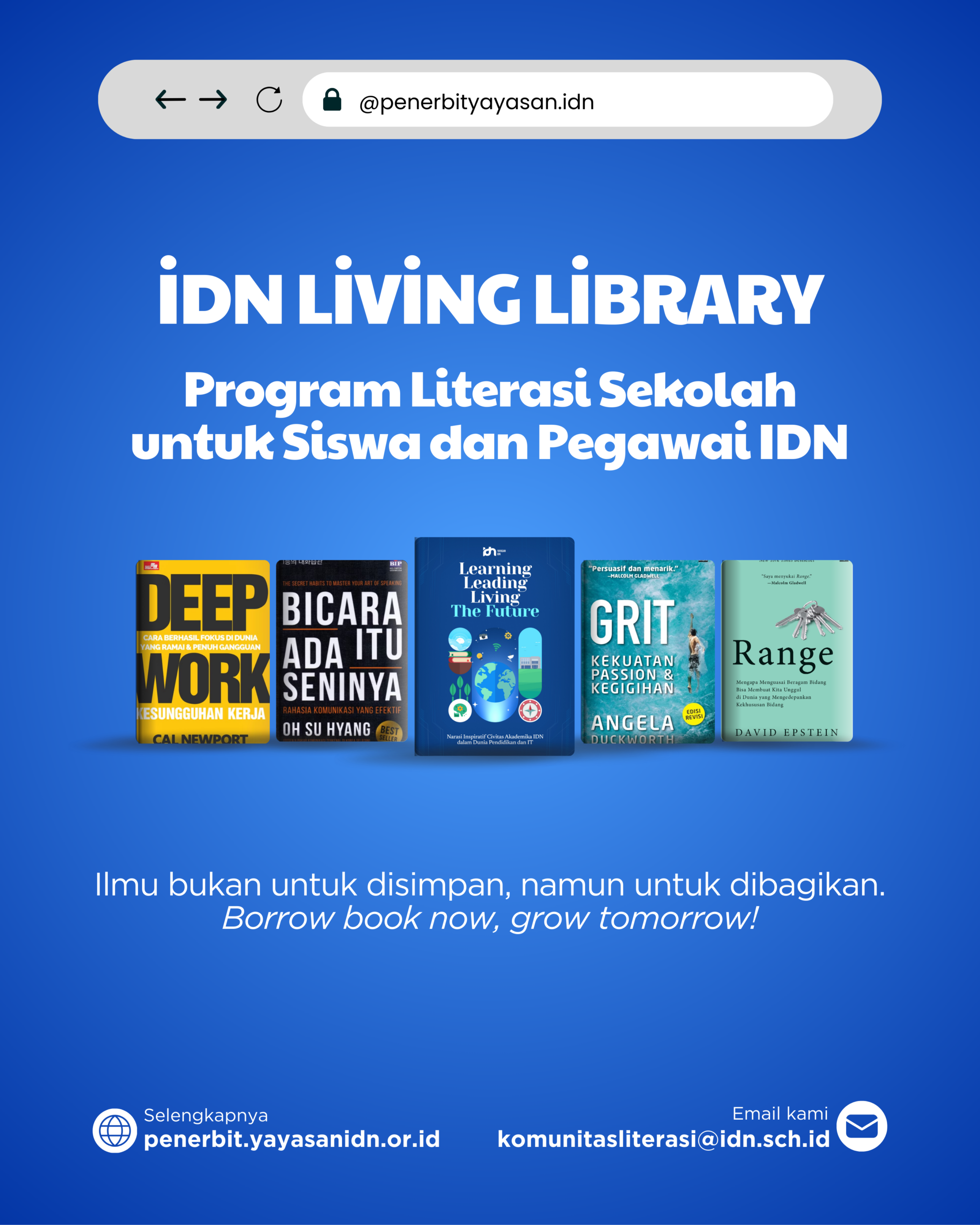IDN Living Library: Manusia Jadi Perpustakaan